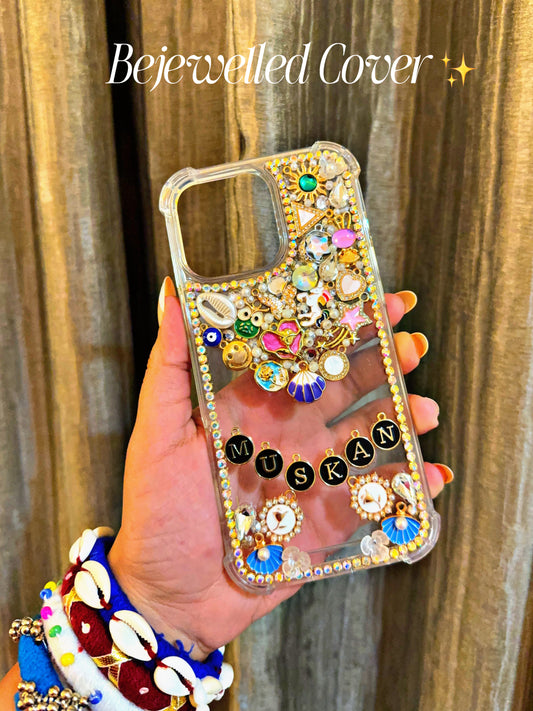 Bejeweled Phone cover with Name