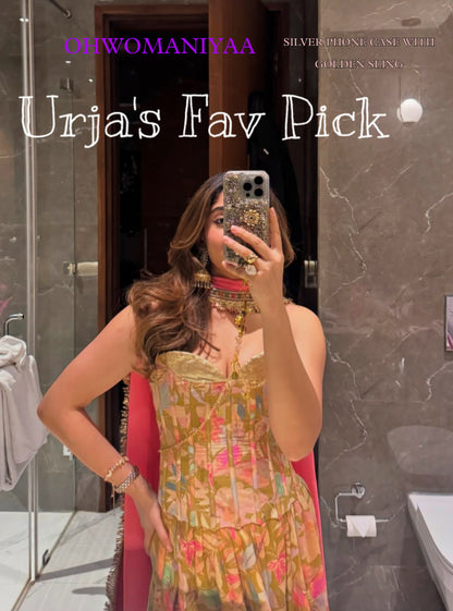 BOHO CHARM PHONE COVER WITH GOLDEN SLING - URJA’s FAVOURITE