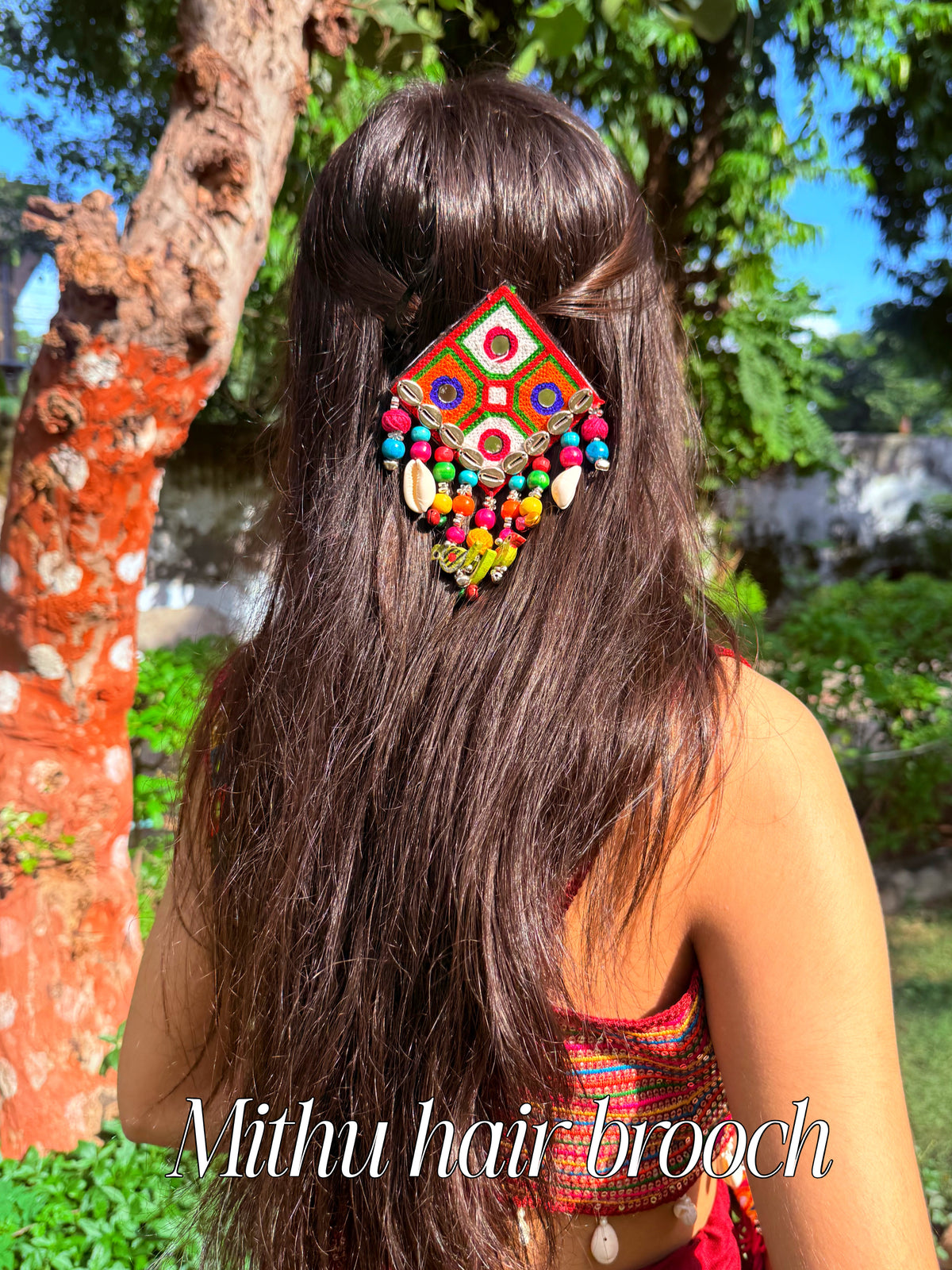 Mithu hair brooch