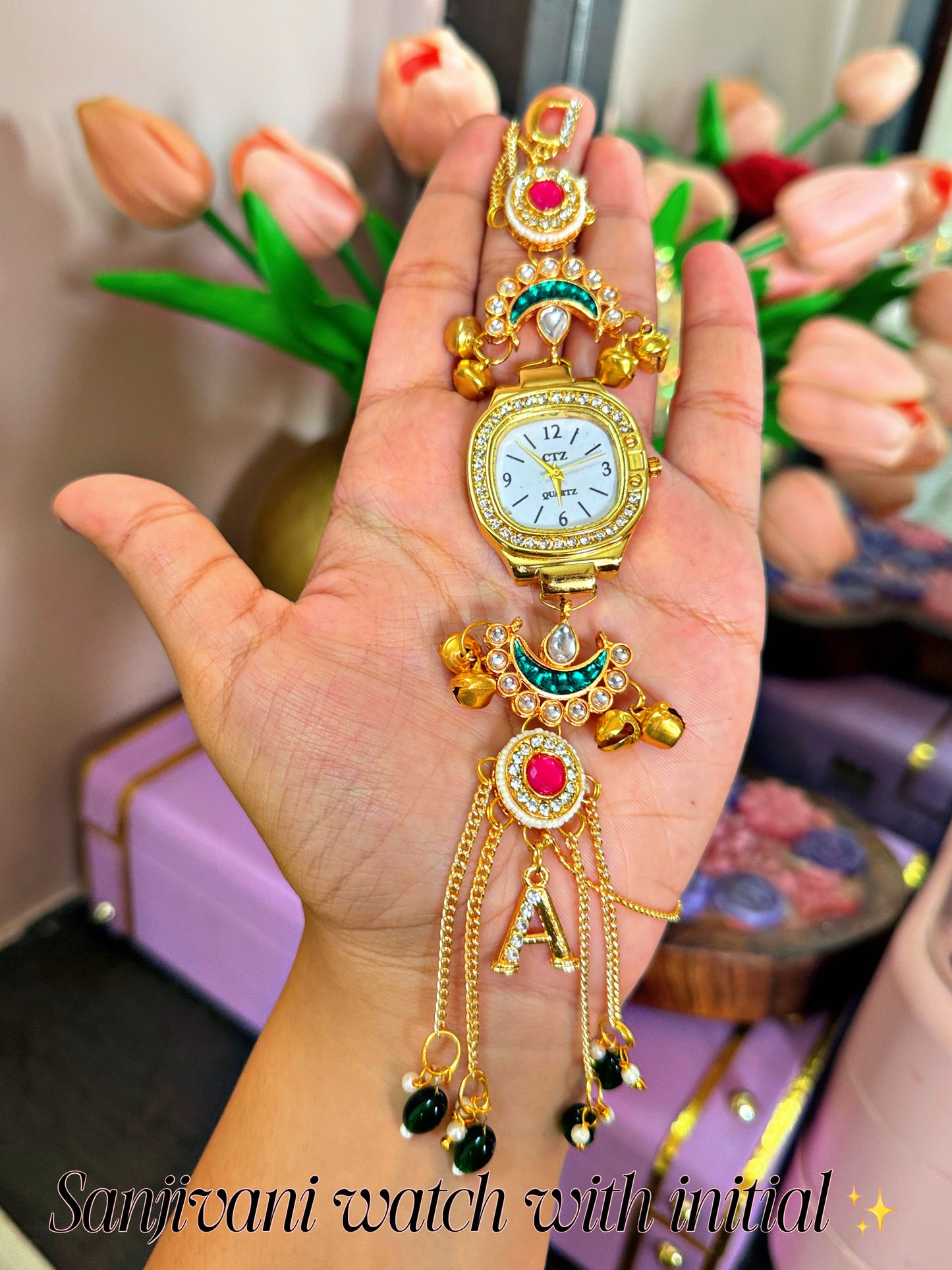 Sanjivani watch with initials ✨( mention initial in notes)