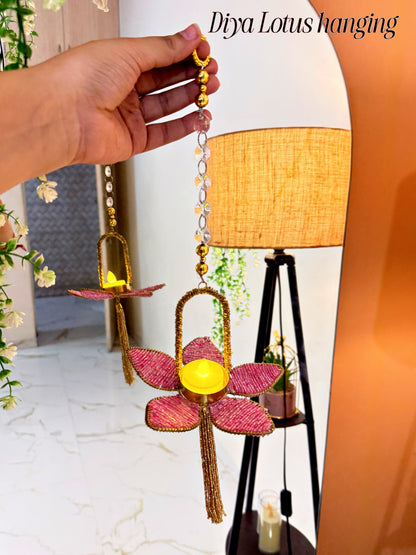 Diya lotus hanging