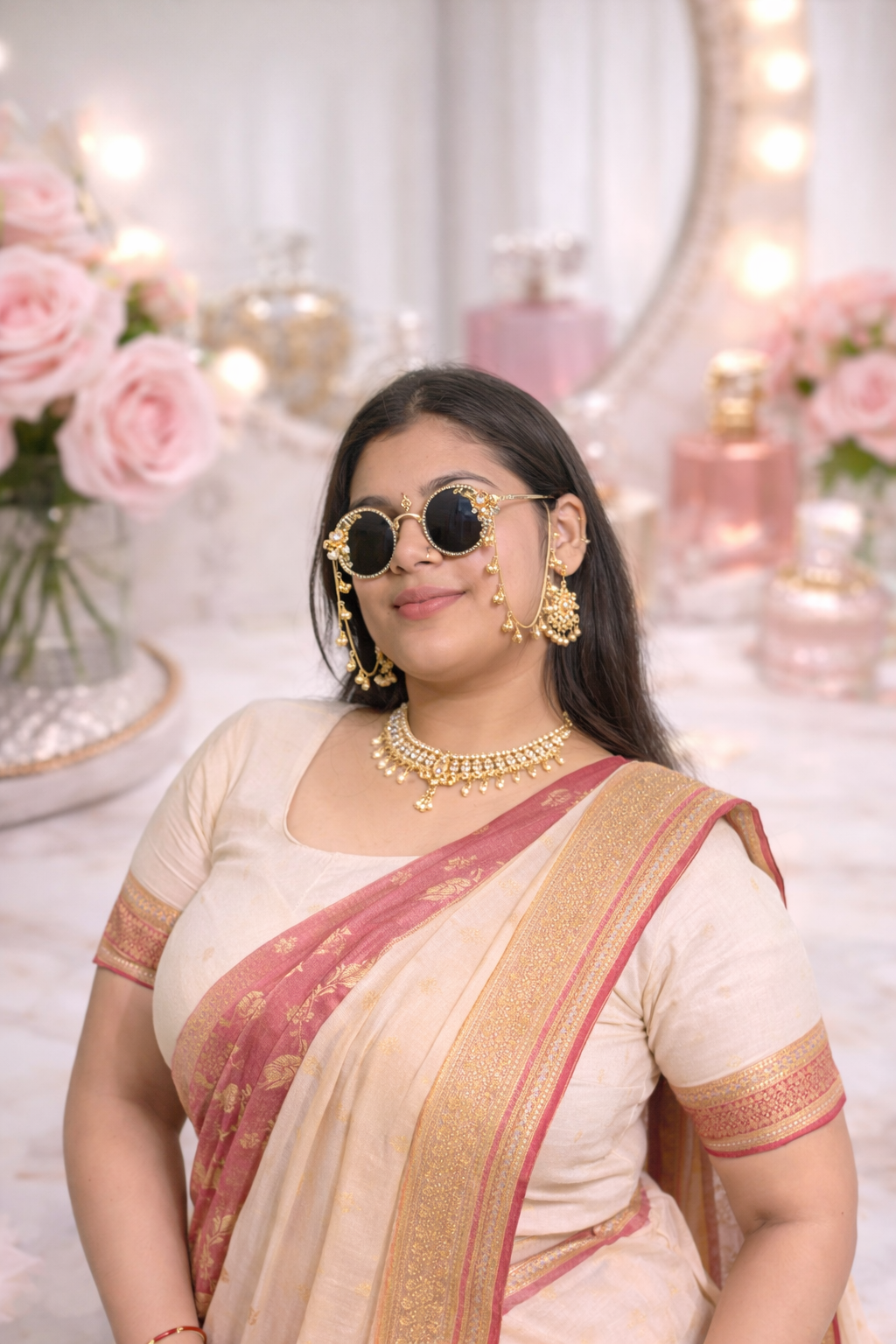 Shweta Kashmiri glares