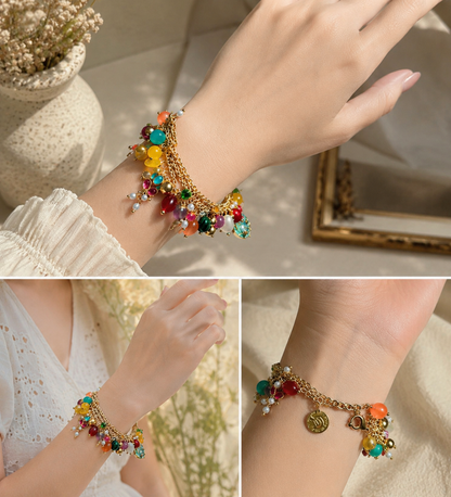 Boho Colorful Charm Bracelet / rakhi