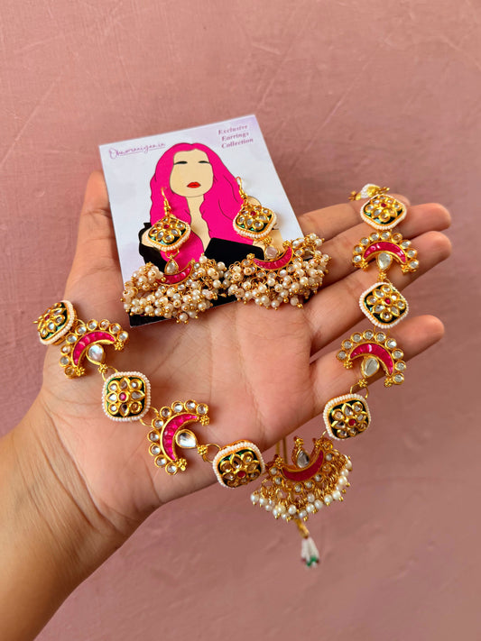 SHIKHA- Necklace with earrings ✨