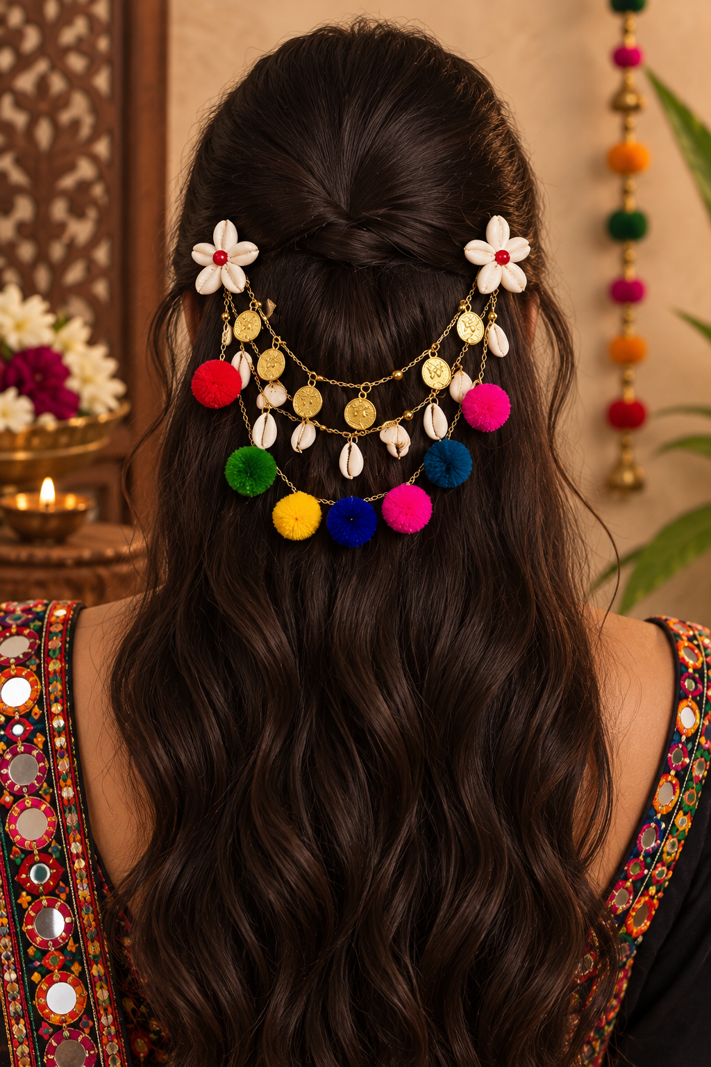 Jheel - navratri hair brooch ✨