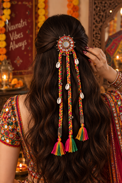 Saaj- hair brooch