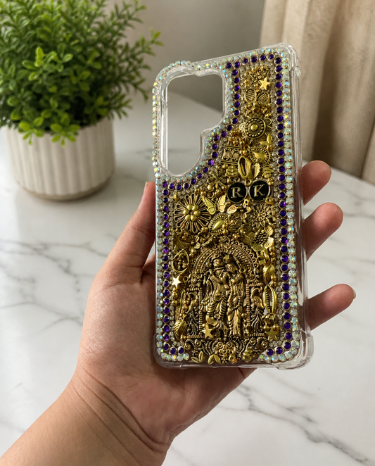 Radha krishna Cover with initials
