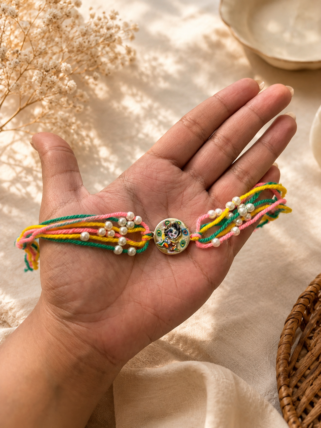 Little krishna spinner rakhi