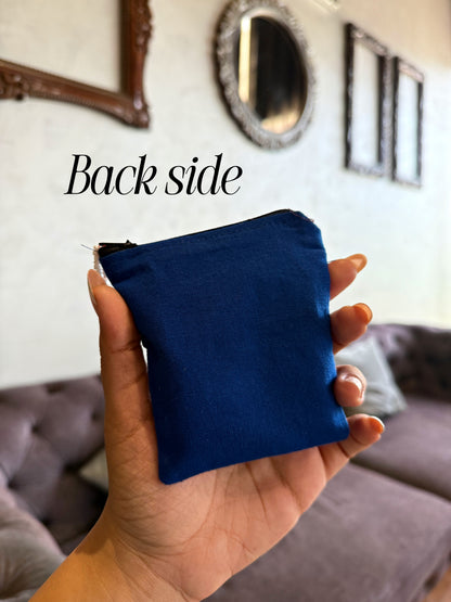 Mini Embroidery pouches (with Name customisation)