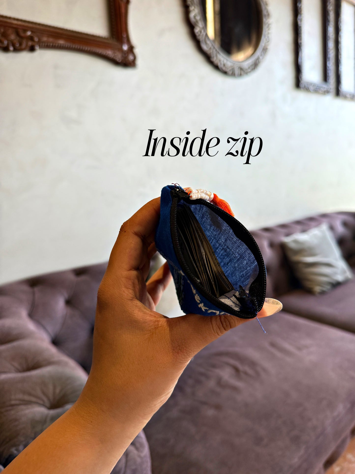 Mini Embroidery pouches (with Name customisation)