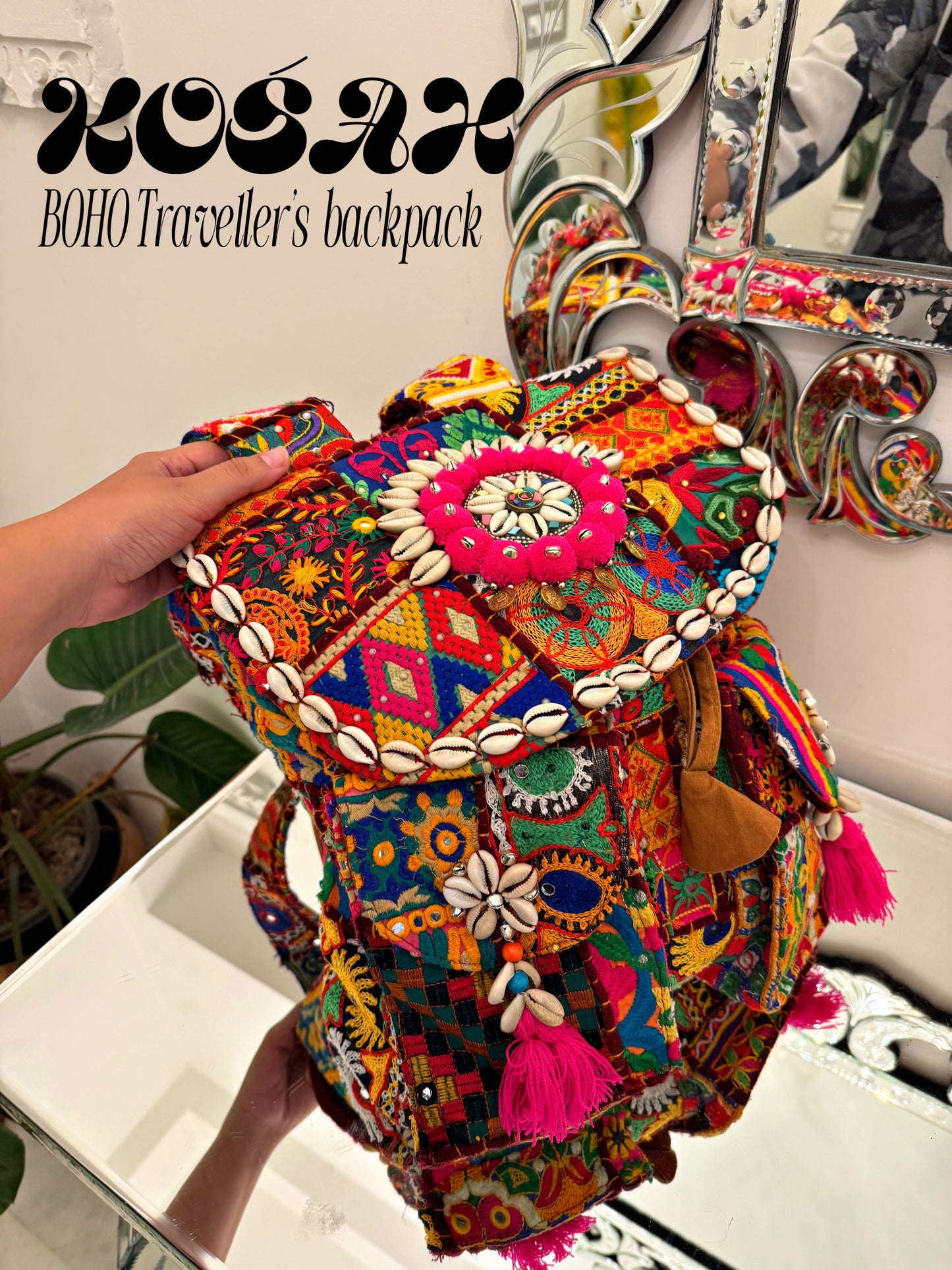 KOŚAH - Boho traveller’s backpack ✨🎒