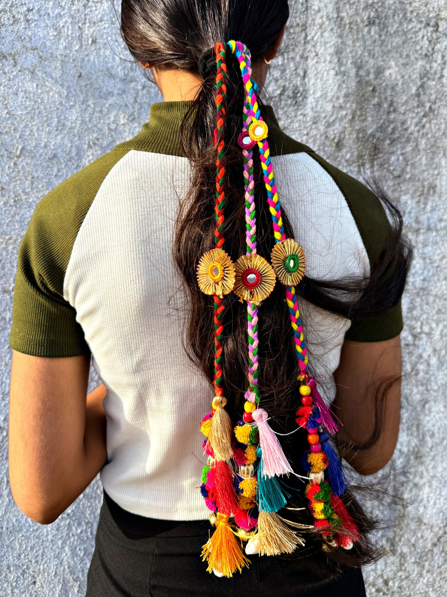 BILLORI ✨ BOHO-POP braid / parandi with Ghunghroo ✨