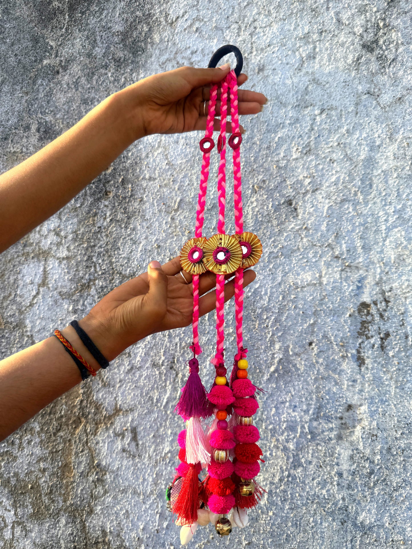 BILLORI ✨ BOHO-POP braid / parandi with Ghunghroo ✨