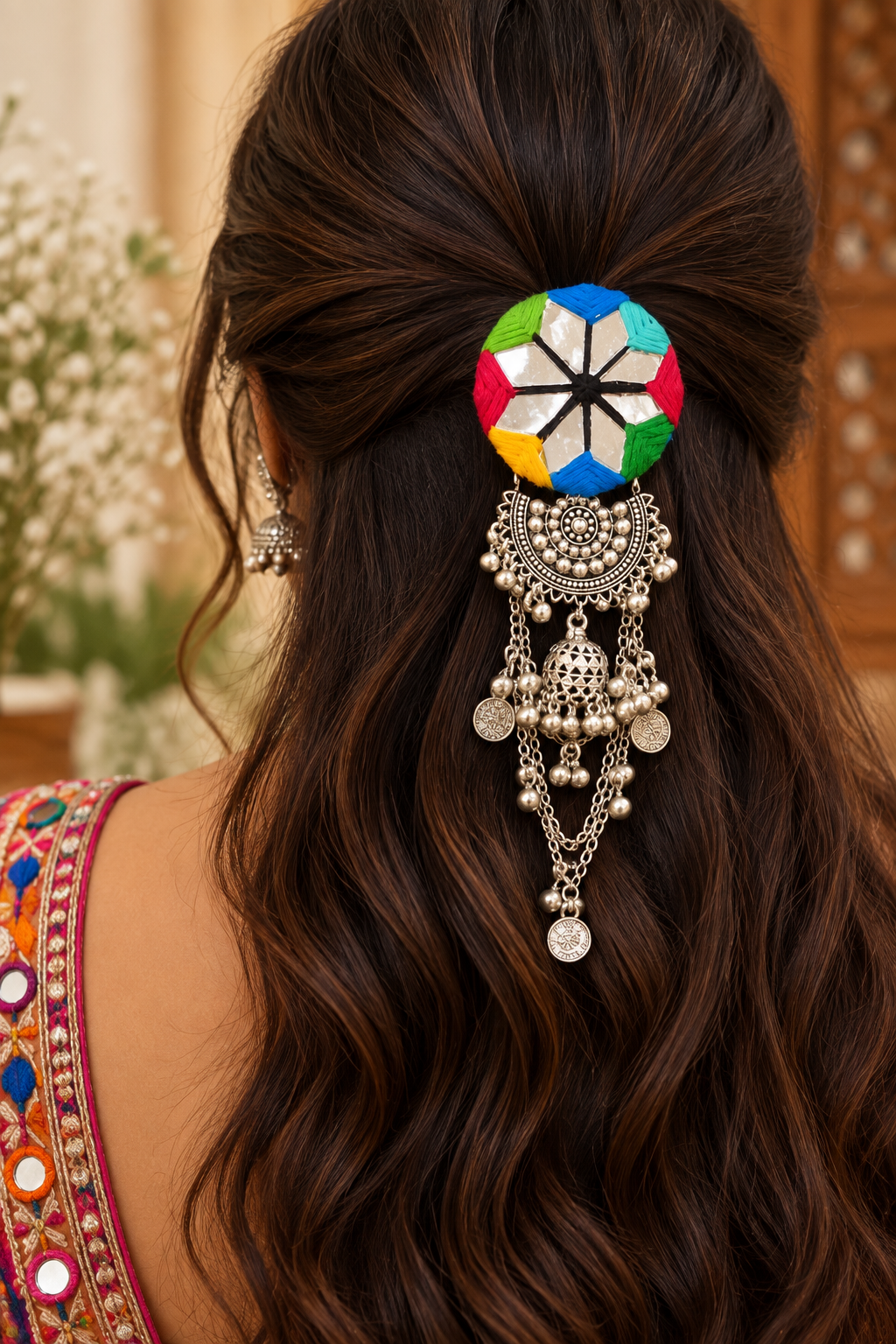 Sanjh hair brooch