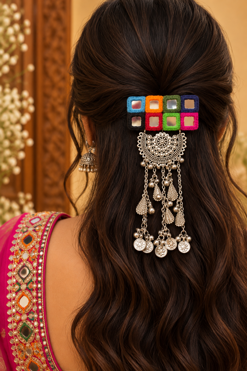 Raveena hair brooch