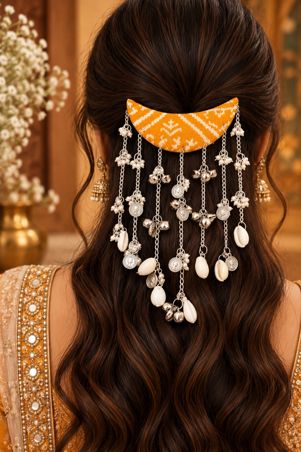 Mishti hair brooch