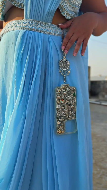 RADHA KRISHNA PHONE COVER WITH WAIST HOOK ✨❤️