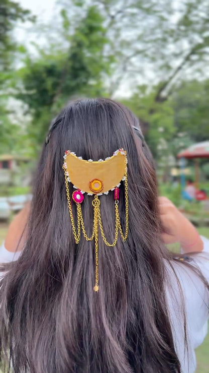 MELLISA - FESTIVE HAIR BROOCH 🌙